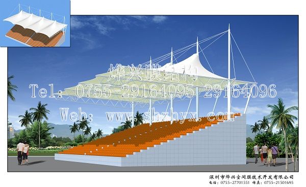 膜結(jié)構(gòu)工程在雷雨天安裝應該注意些什么？